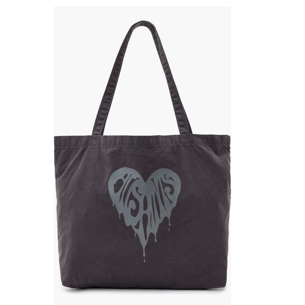 Bnwt All Saints Black Canvas large Tote
